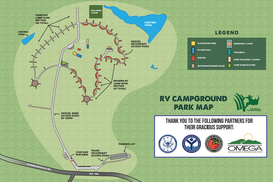 Hellbender RV Campground map